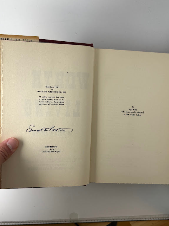 A Life Worth Living by Ernest V. Sutton
