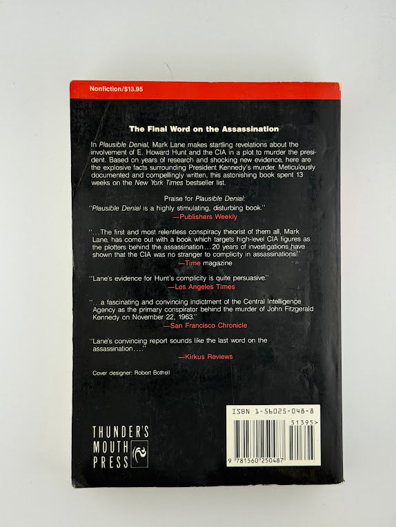 Plausible Denial by Mark Lane