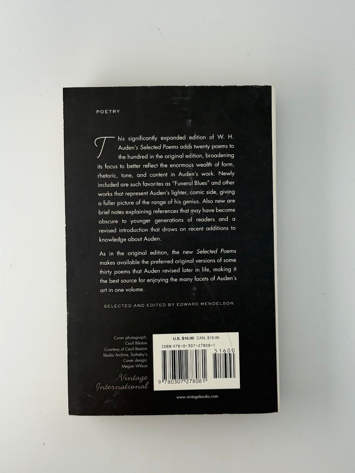 Selected Poems by W.H. Auden