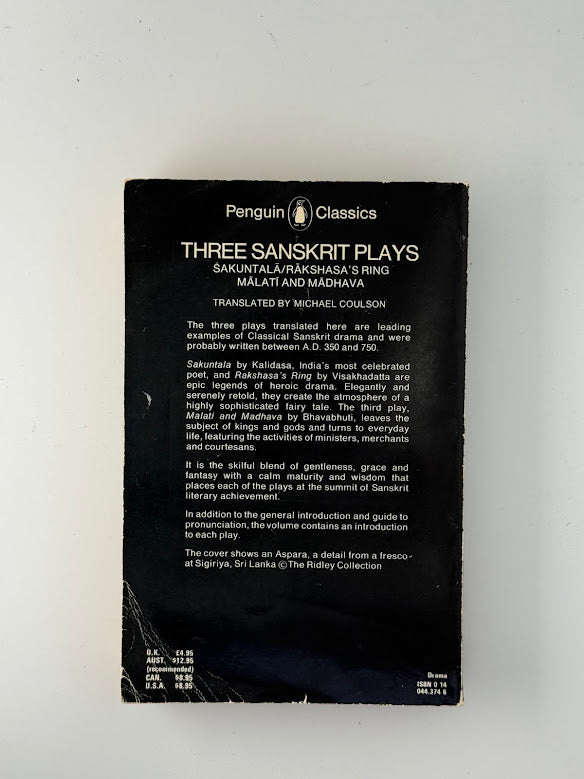 Three Sanskrit Plays