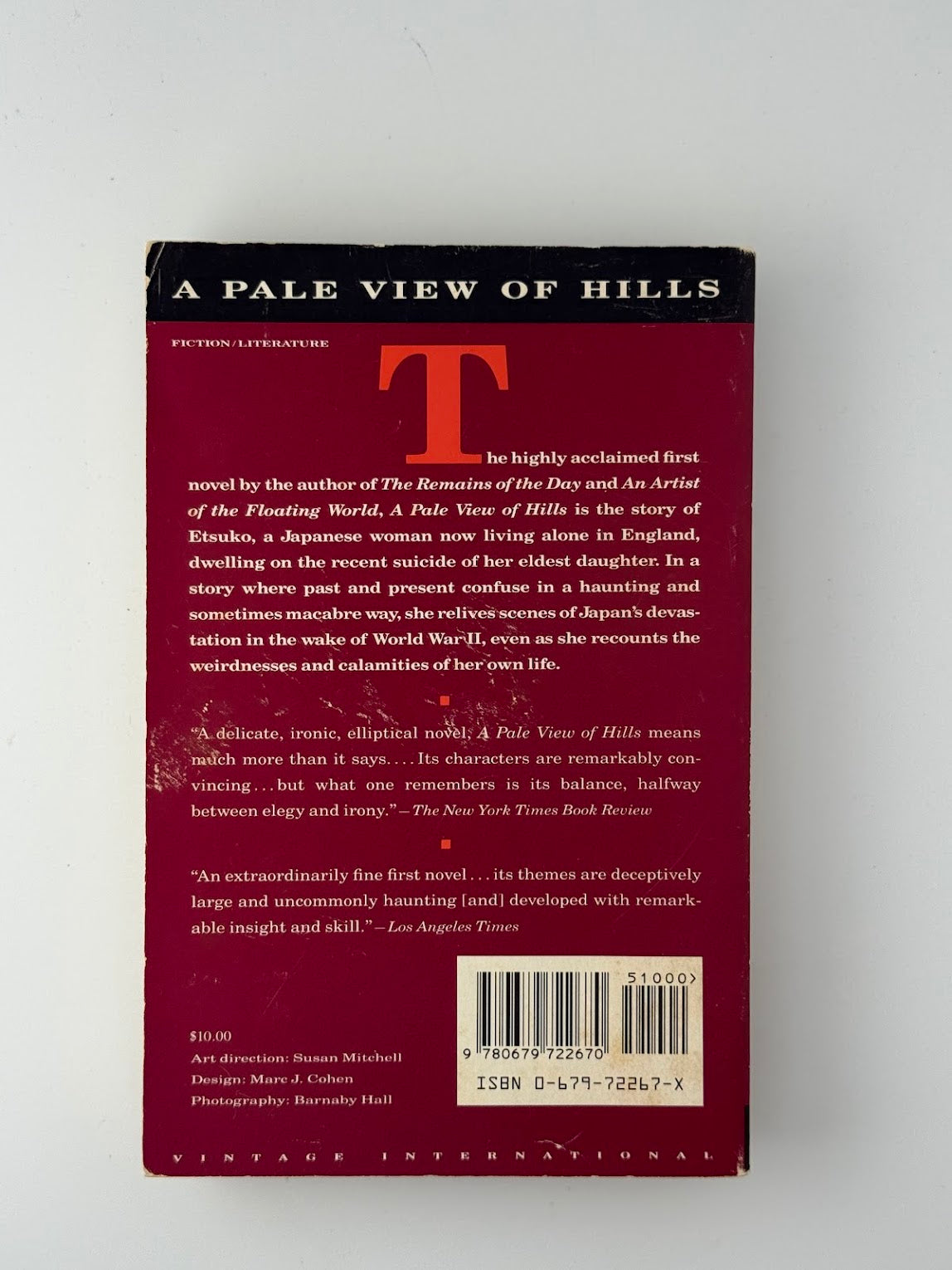 A Pale View of the Hills by Kazuo Ishiguro
