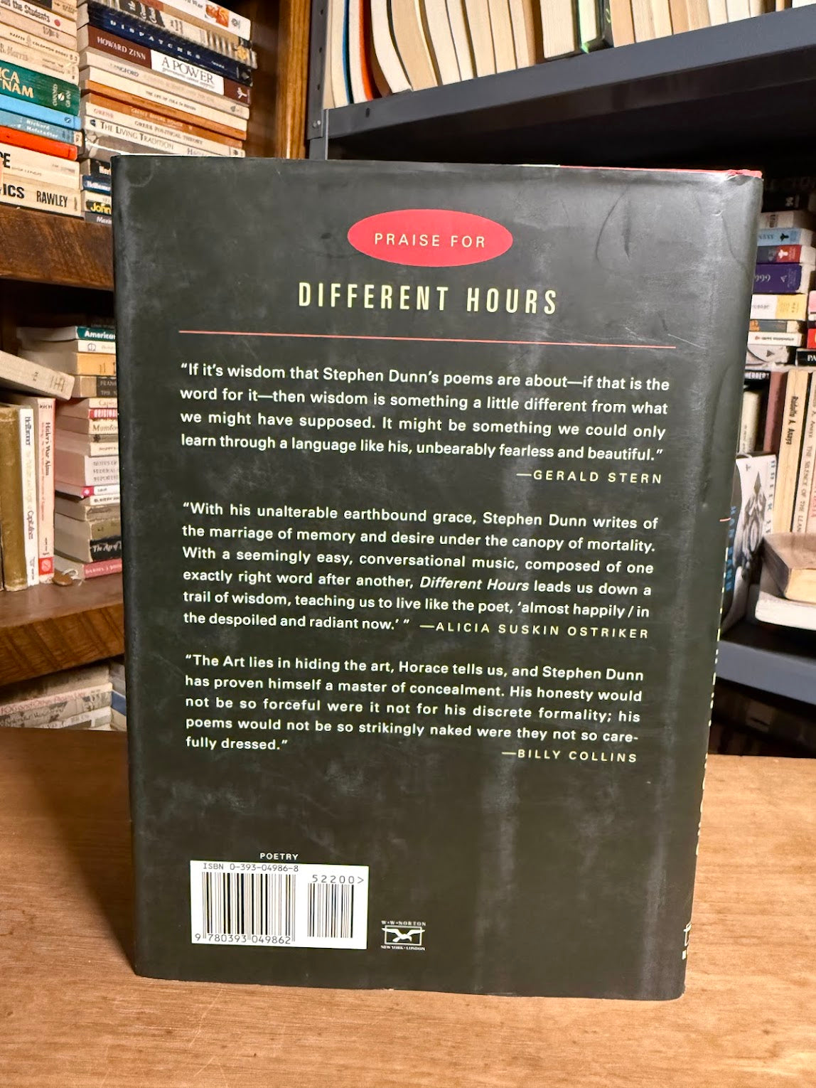Different Hours by Stephen Dunn
