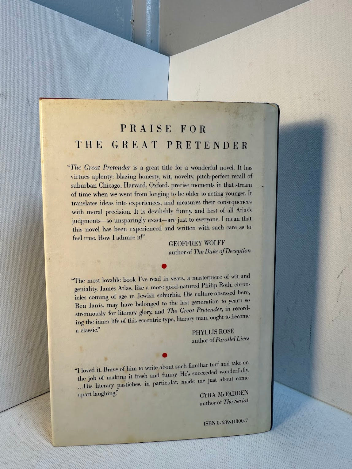 The Great Pretender by James Atlas
