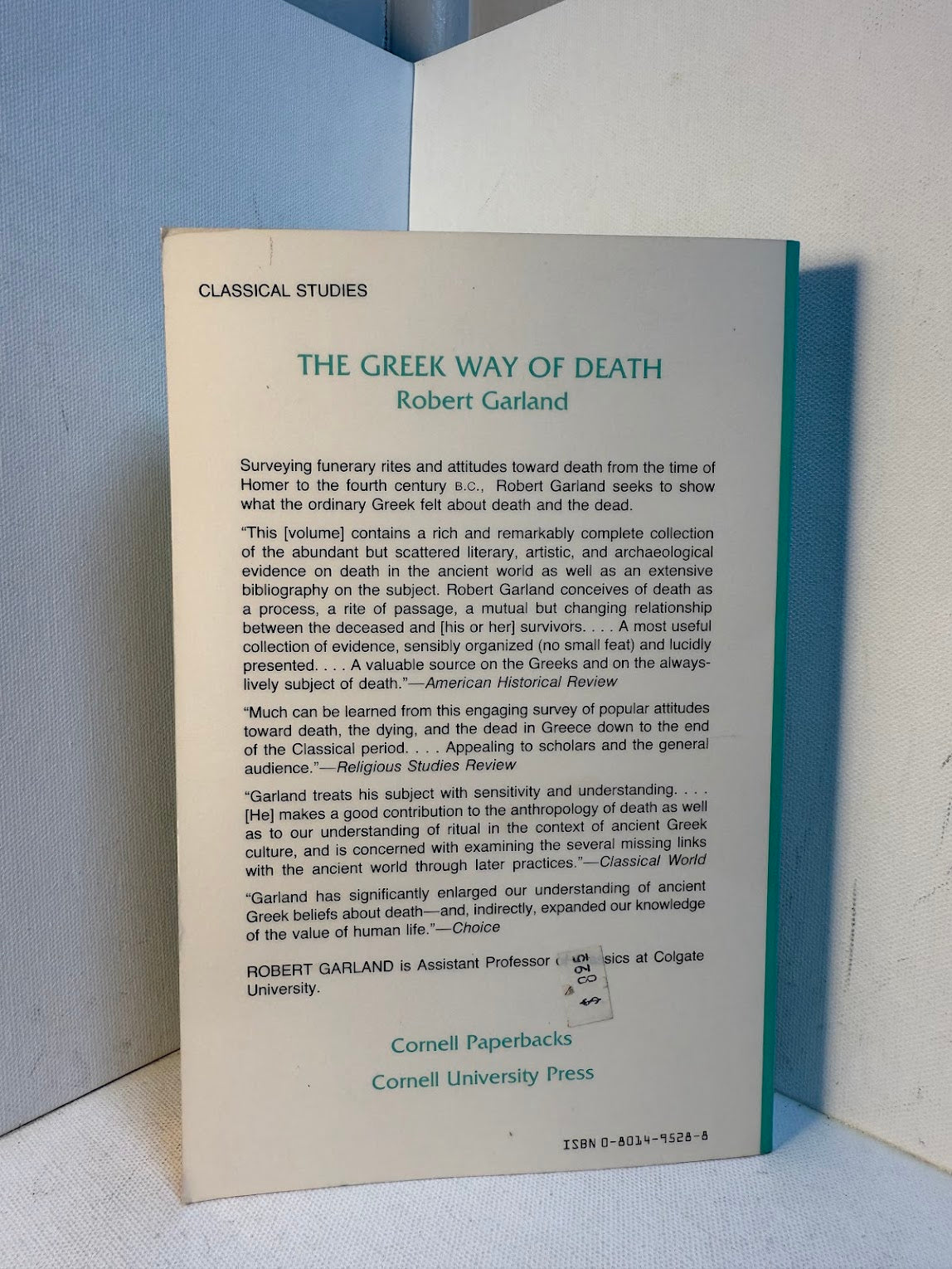 The Greek Way of Death by Robert Garland