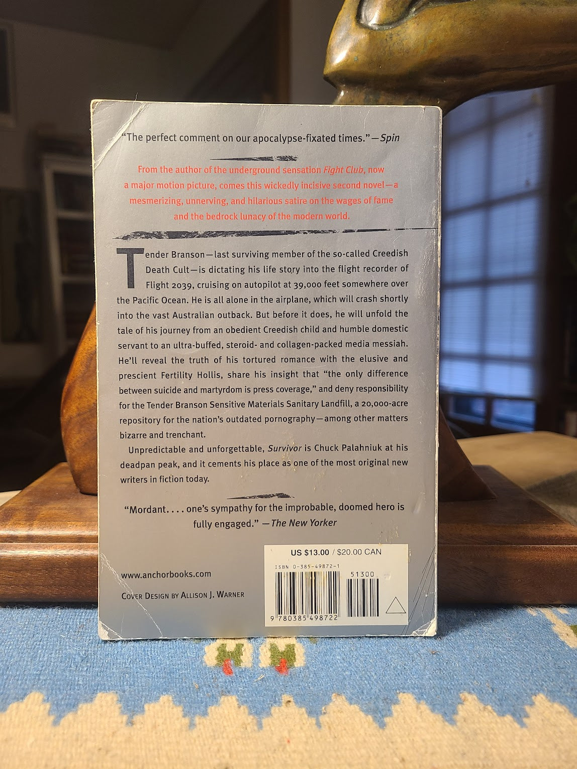 Survivor by Chuck Palahniuk