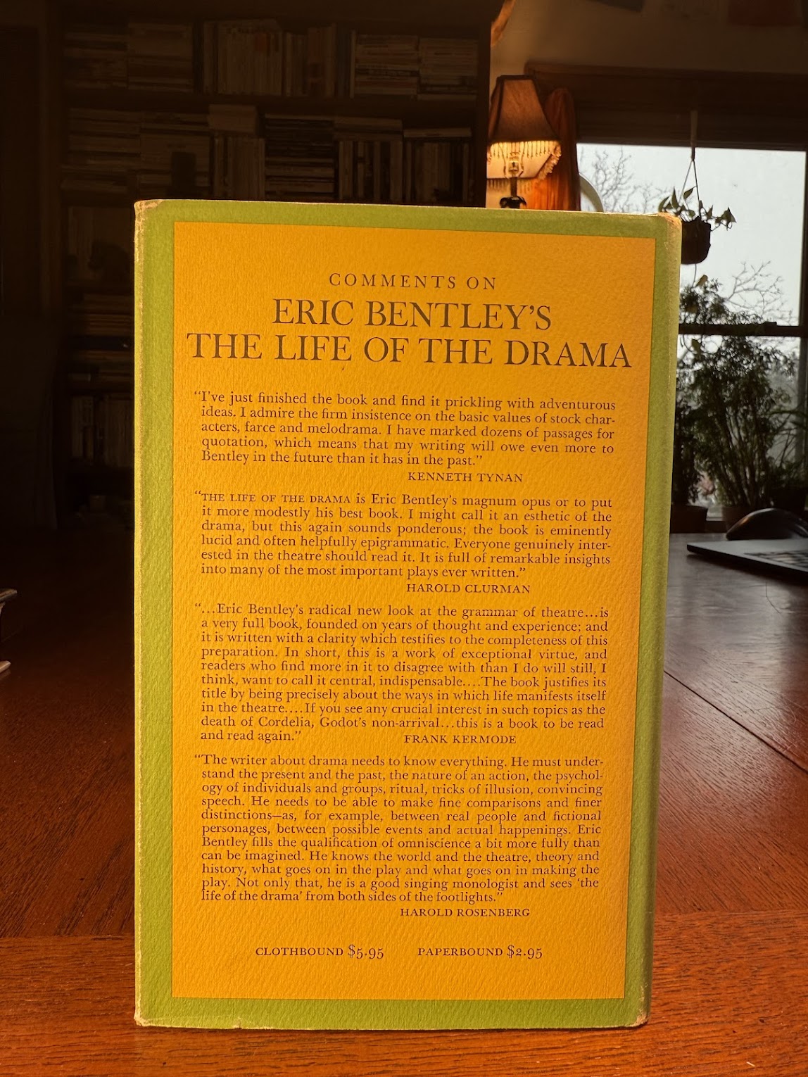 The Theatre of Commitment by Eric Bentley