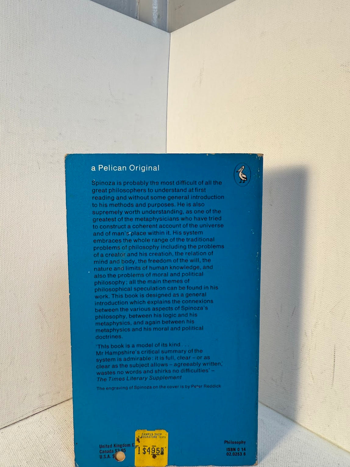 Spinoza by Stuart Hampshire
