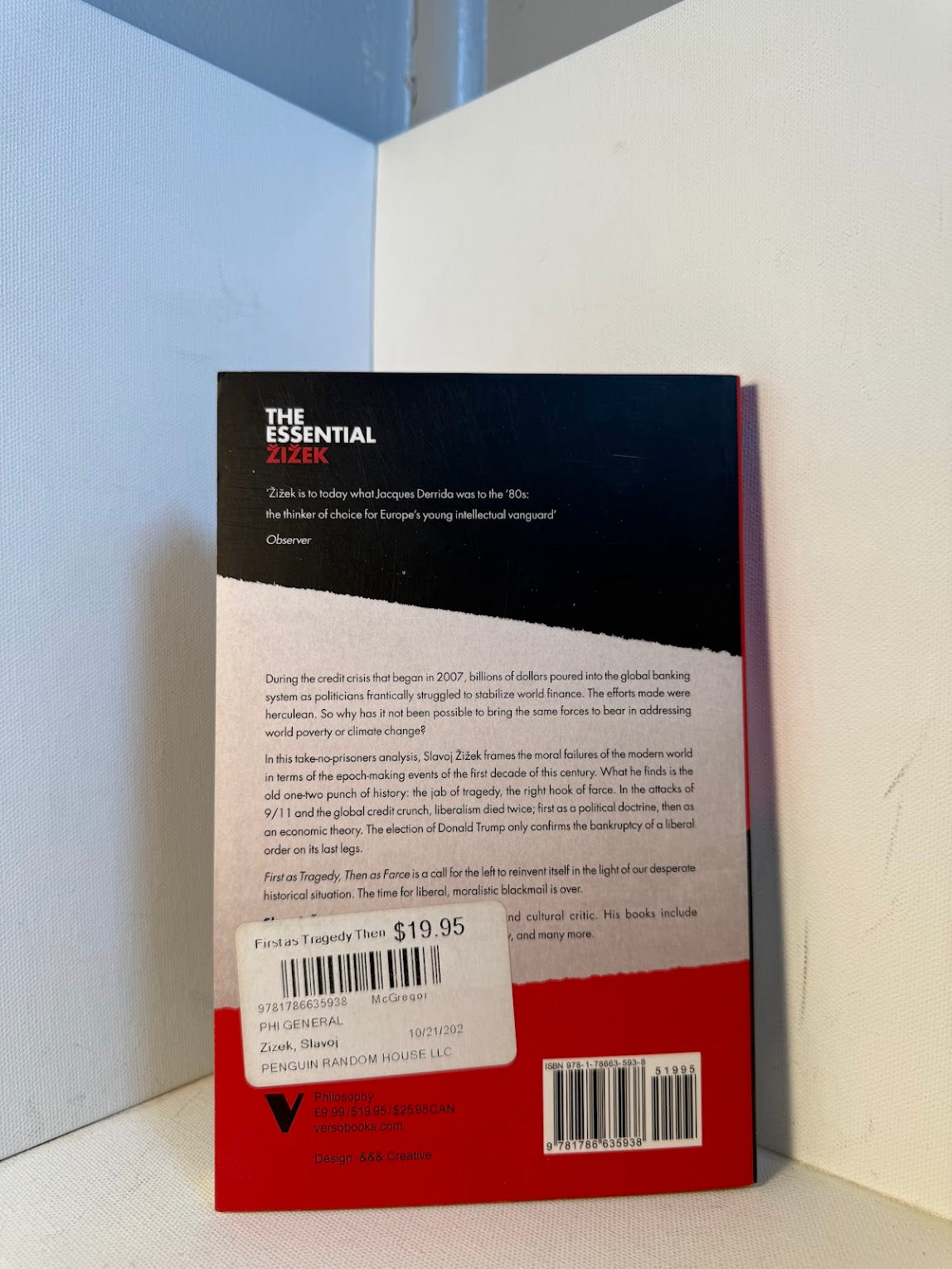 First as Tragedy, Then as Farce by Slavoj Zizek