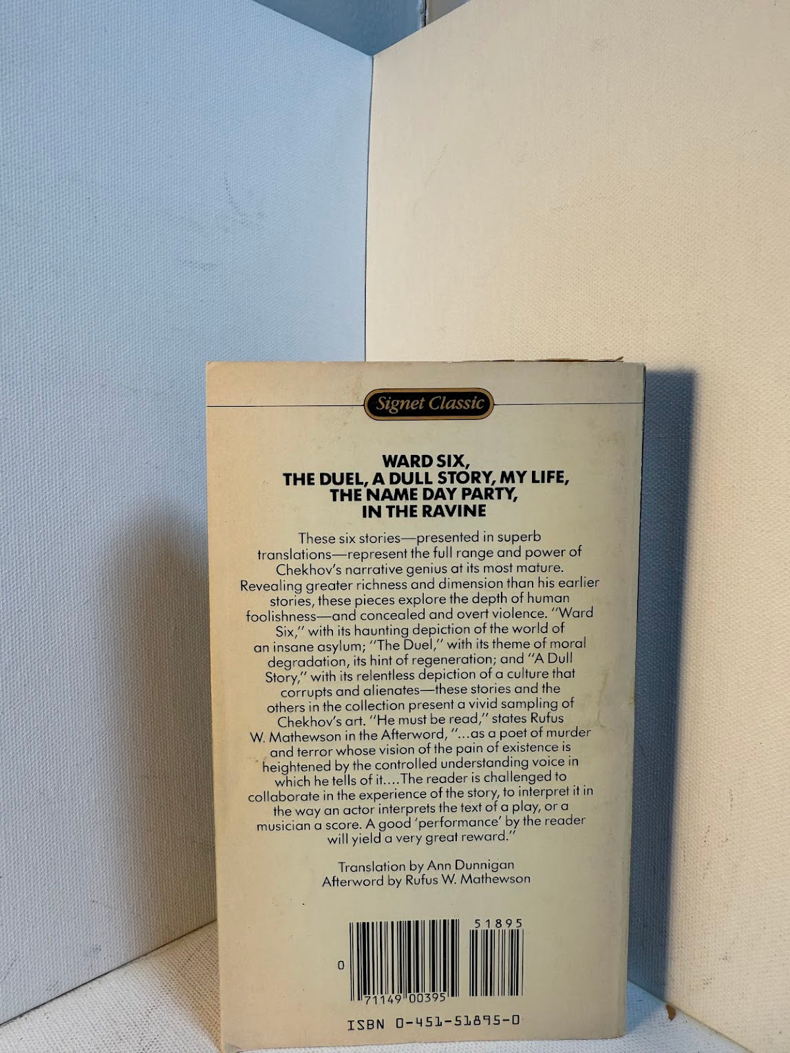 Ward Six and Other Stories by Anton Chekhov