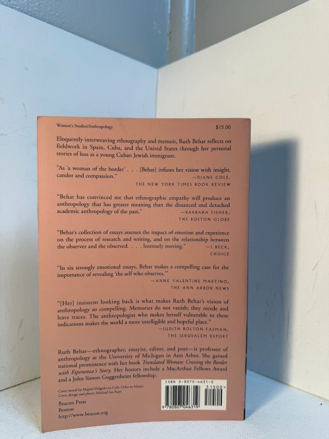 The Vulnerable Observer by Ruth Behar