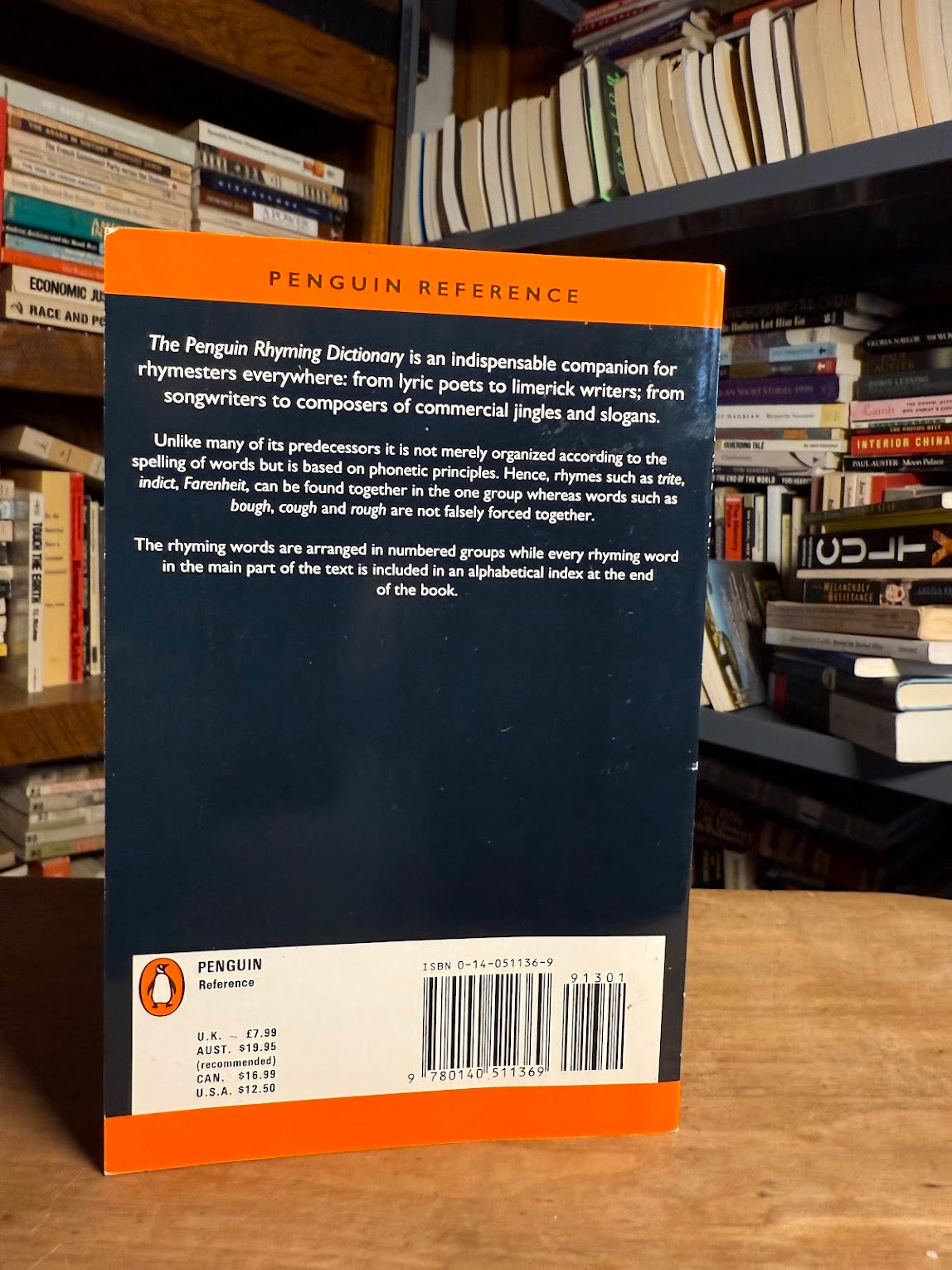 The Penguin Rhyming Dictionary by Rosalind Fergusson