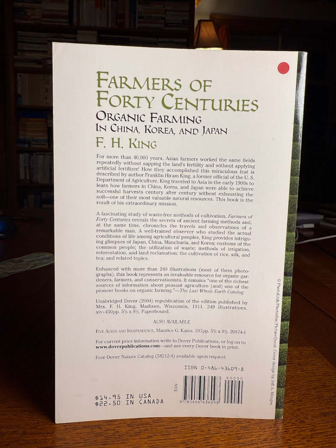 Farmers of Forty Centuries by F.H. King