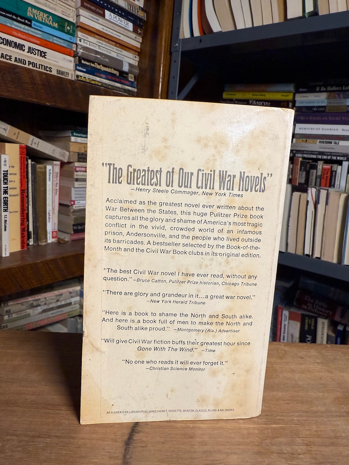 Andersonville by MacKinlay Kantor