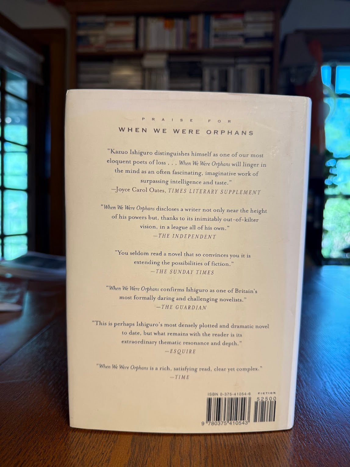 When We Were Orphans by Kazuo Ishiguro
