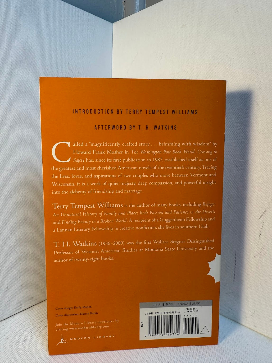 Crossing to Safety by Wallace Stegner