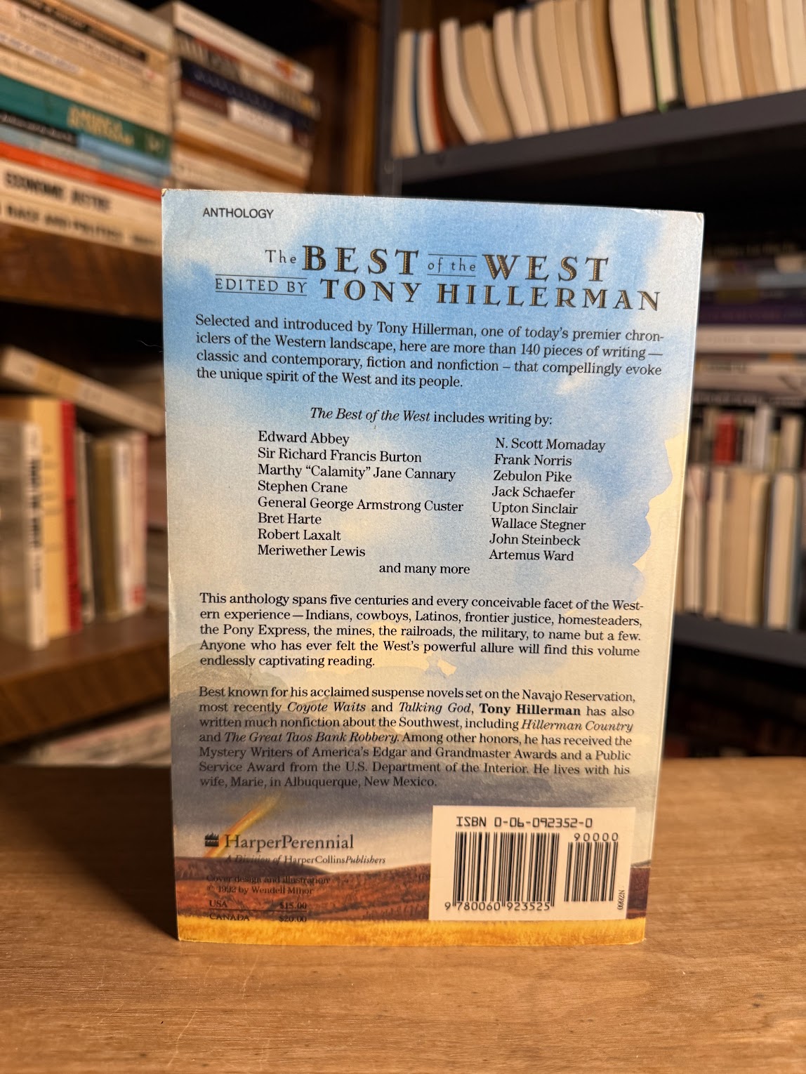The Best of the West edited by Tony Hillerman