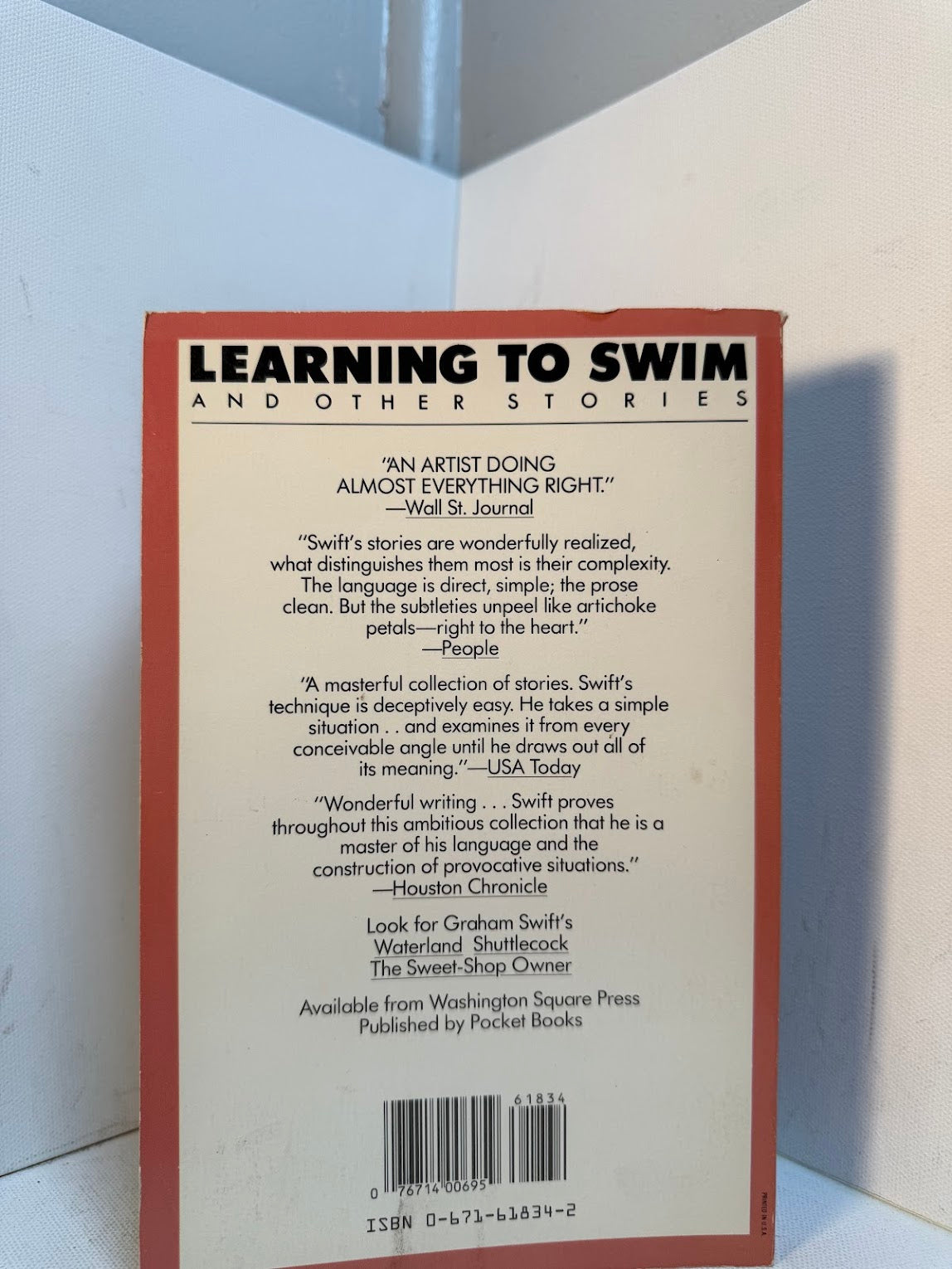 Learning to Swim and Other Stories by Graham Swift