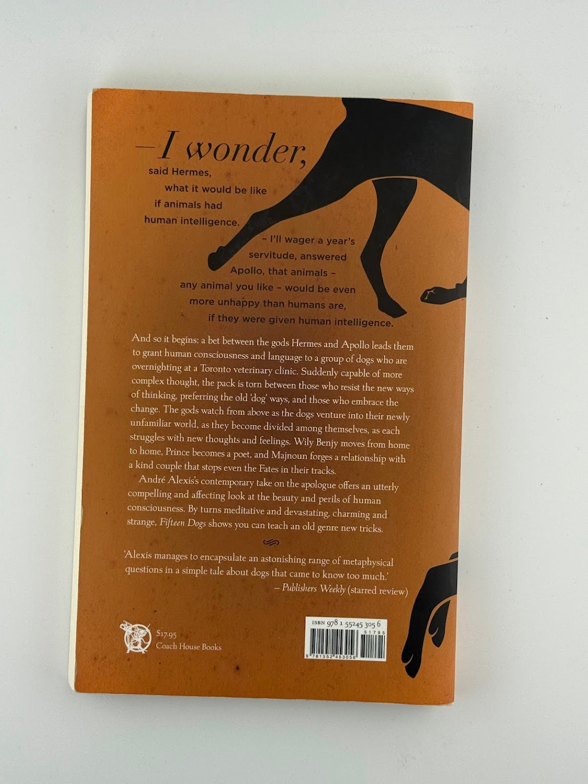 Fifteen Dogs by Andre Alexis