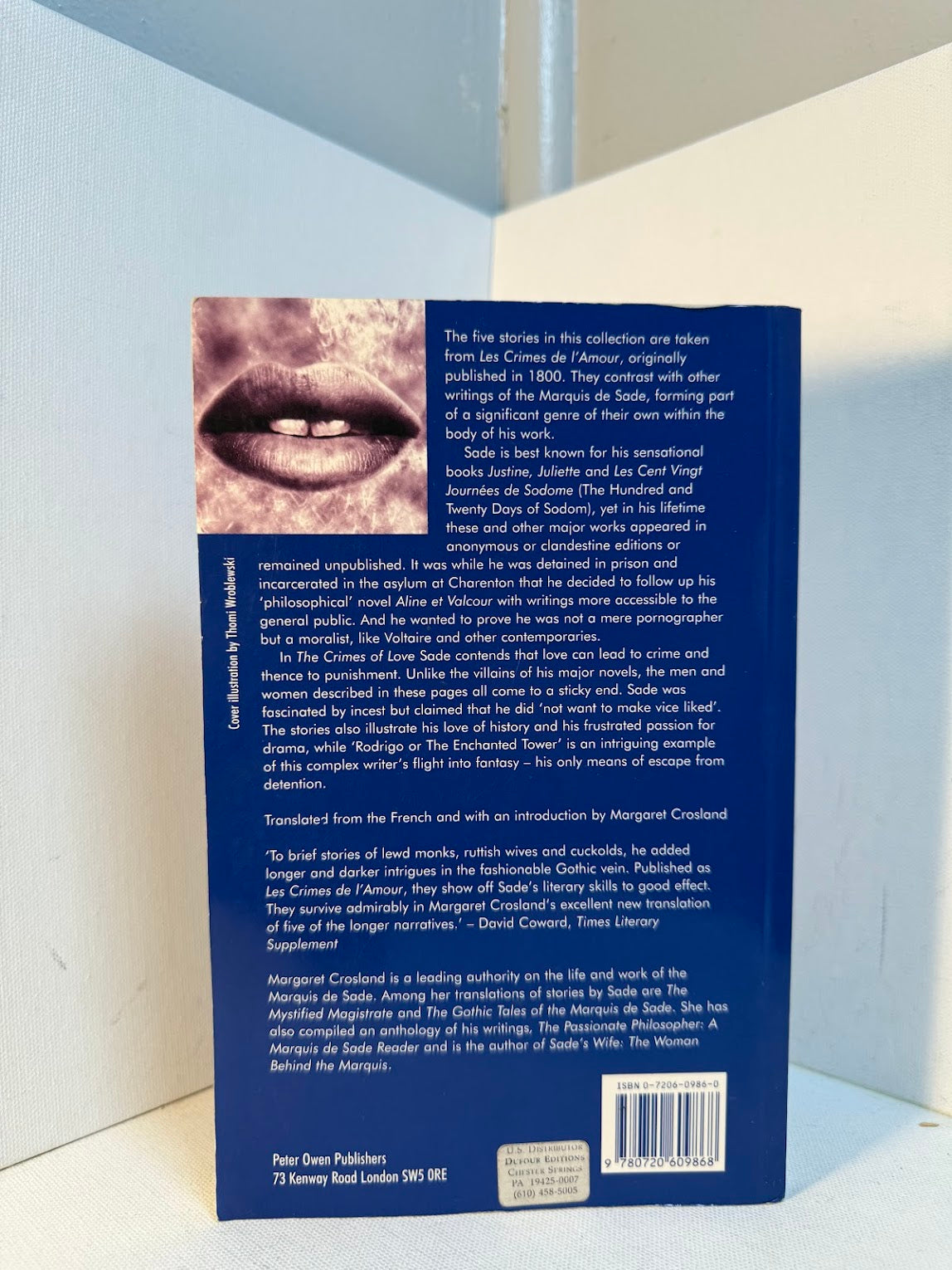 The Crimes of Love by Marquis de Sade