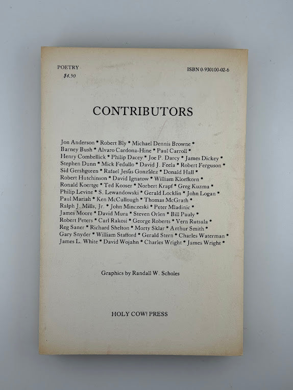 Brother Songs - A Male Anthology of Poetry edited by Jim Perlman