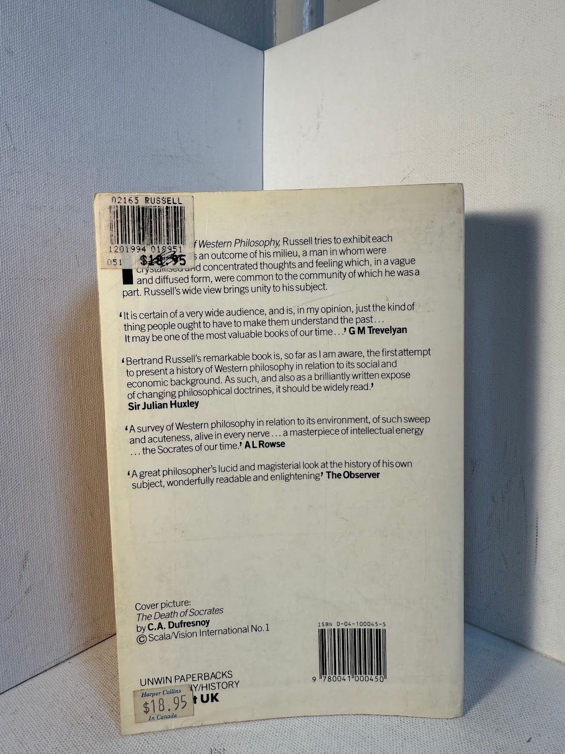 A History of Western Philosophy by Bertrand Russell