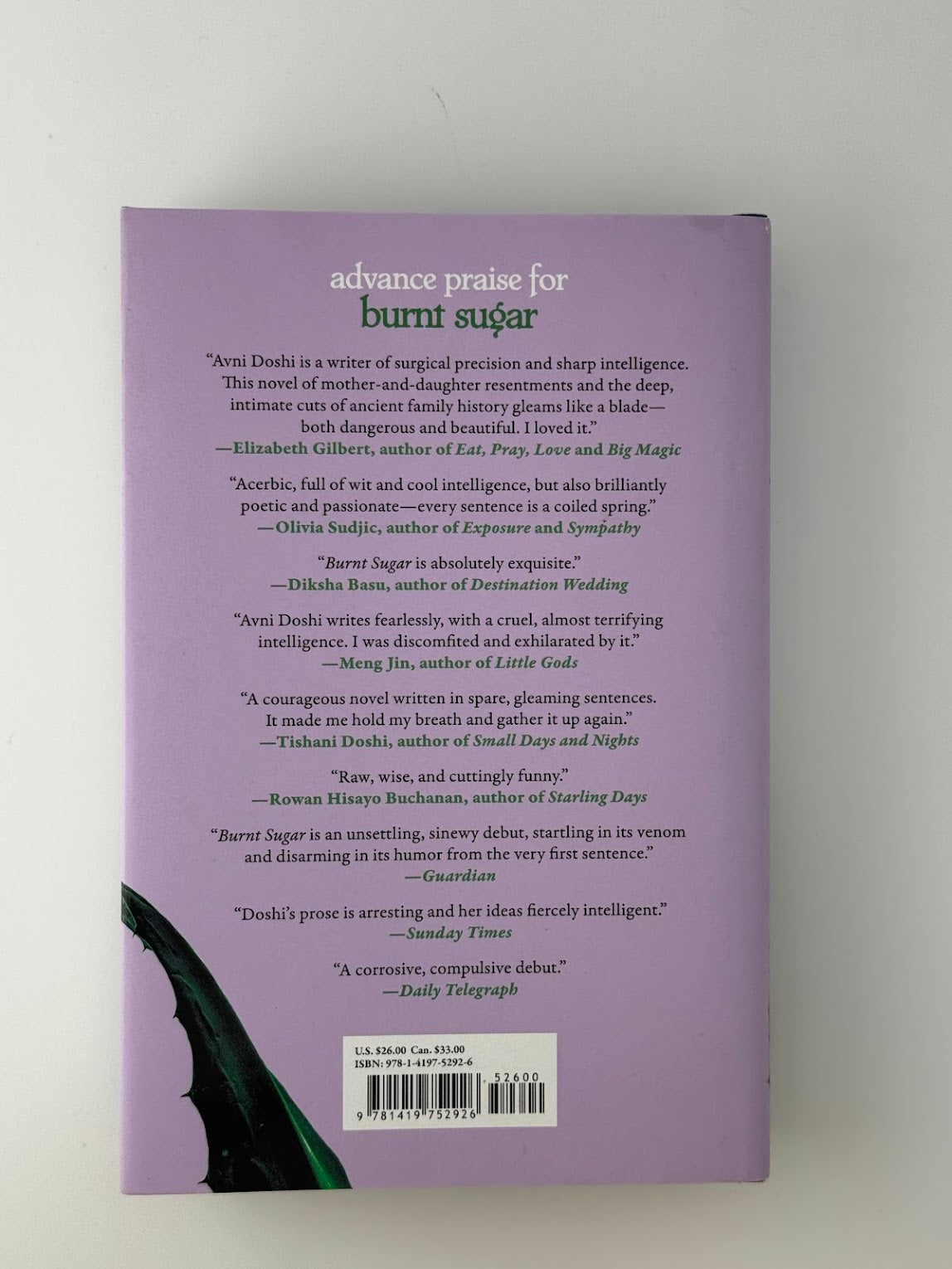 Burnt Sugar by Avni Doshi