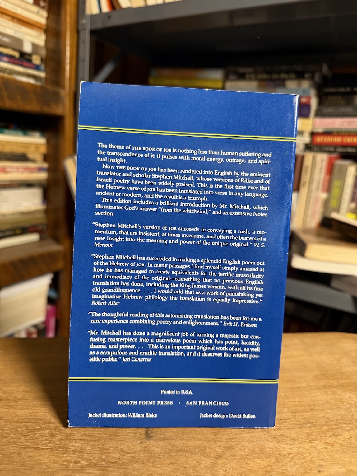 The Book of Job translated by Stephen Mitchell