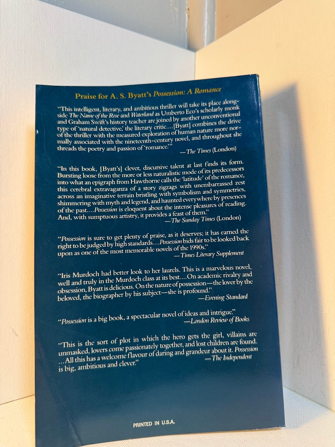 Possession by A.S. Byatt