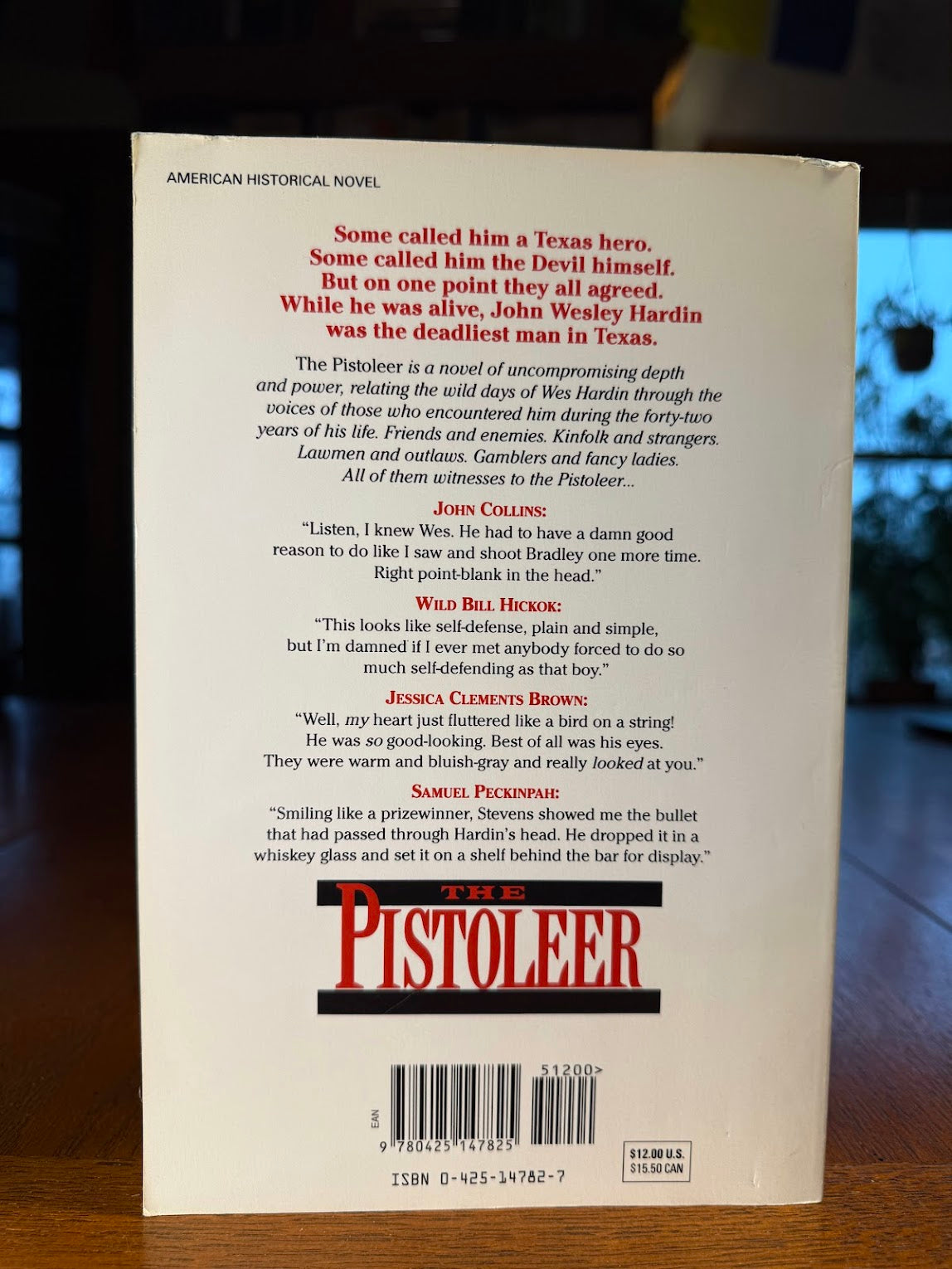 The Pistoleer by James Carlos Blake