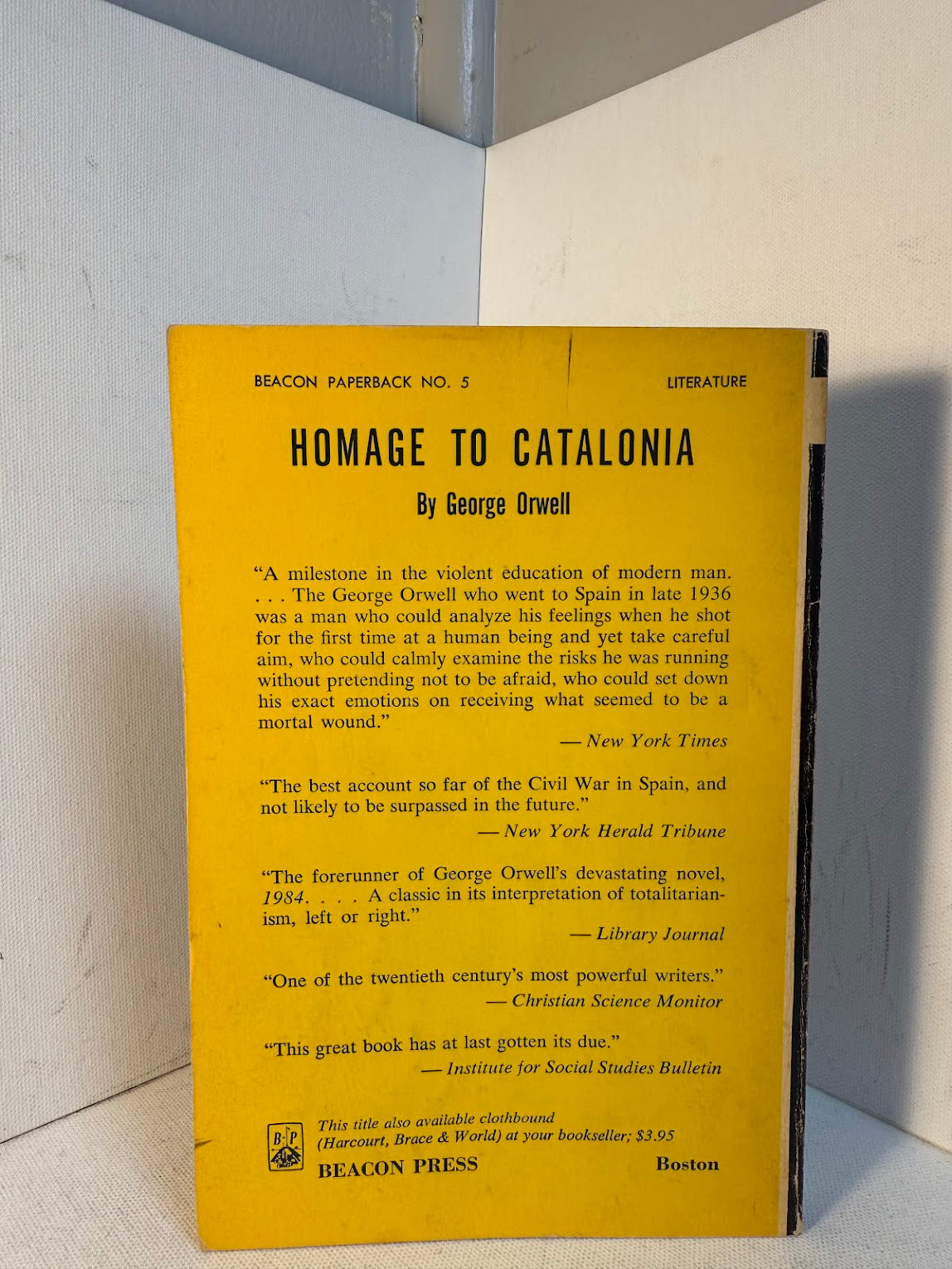 Homage to Catalonia by George Orwell