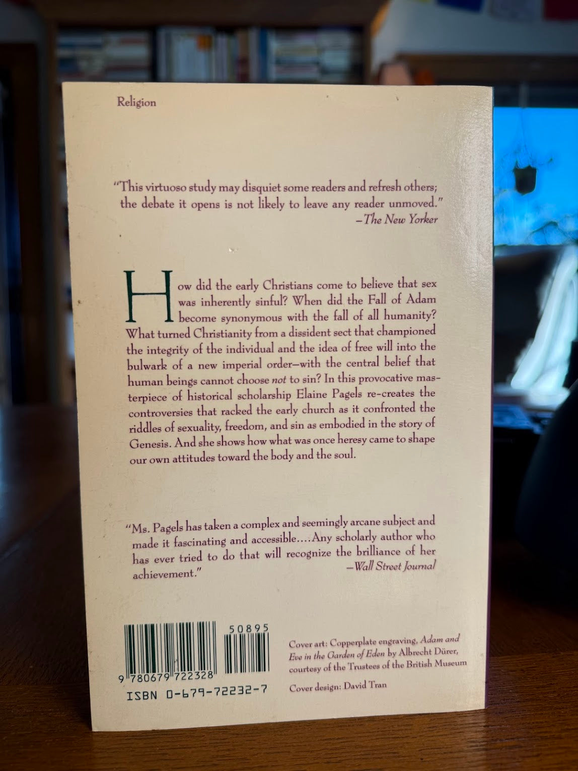 Adam, Eve, and the Serpent by Elaine Pagels