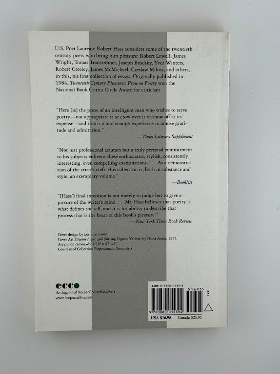 Twentieth Century Pleasures by Robert Hass