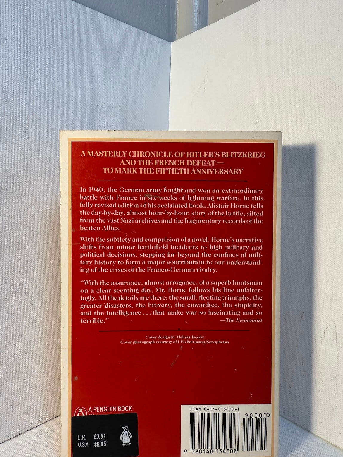 To Lose a Battle - France 1940 by Alistair Horne