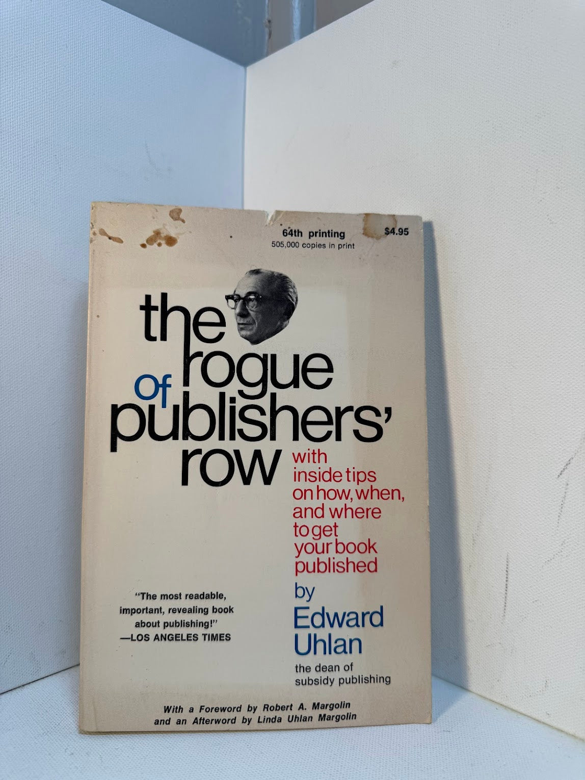 The Rogue of Publishers' Row by Edward Uhlan