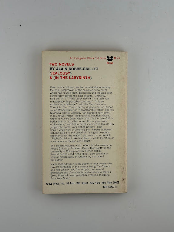 Two Novels by Robbe-Grillet