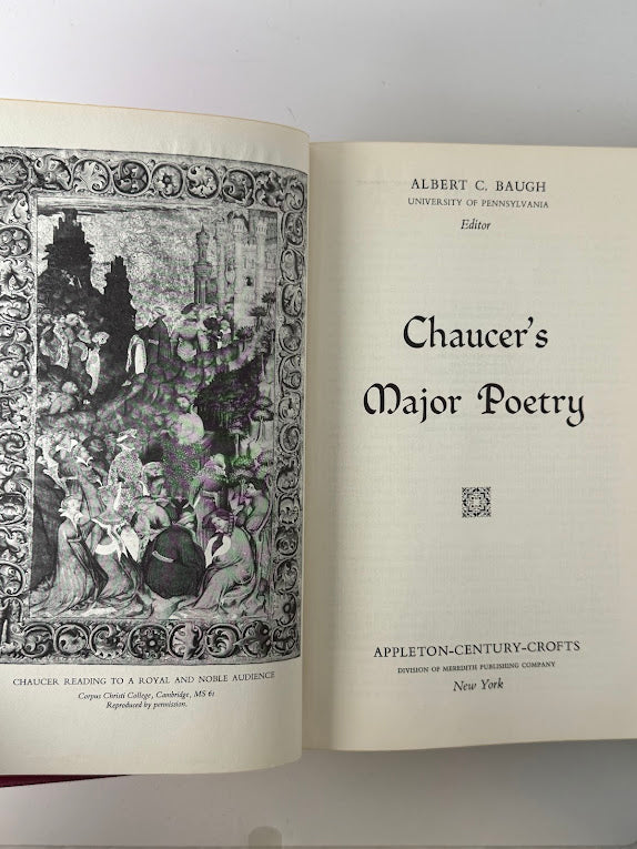 Chaucer's Major Poetry