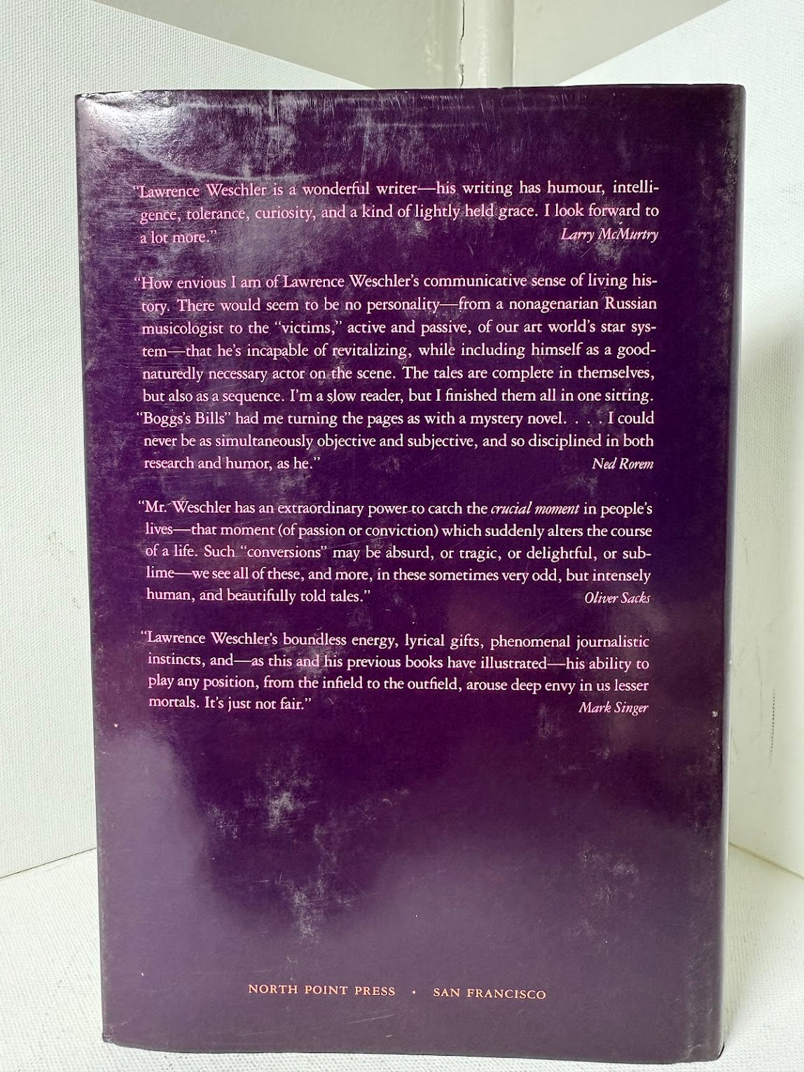 Shapinsky's Karma, Boggs's Bills by Lawrence Weschler