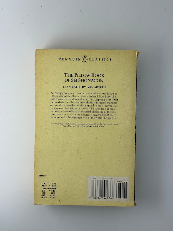 The Pillow Book of Sei Shonagon