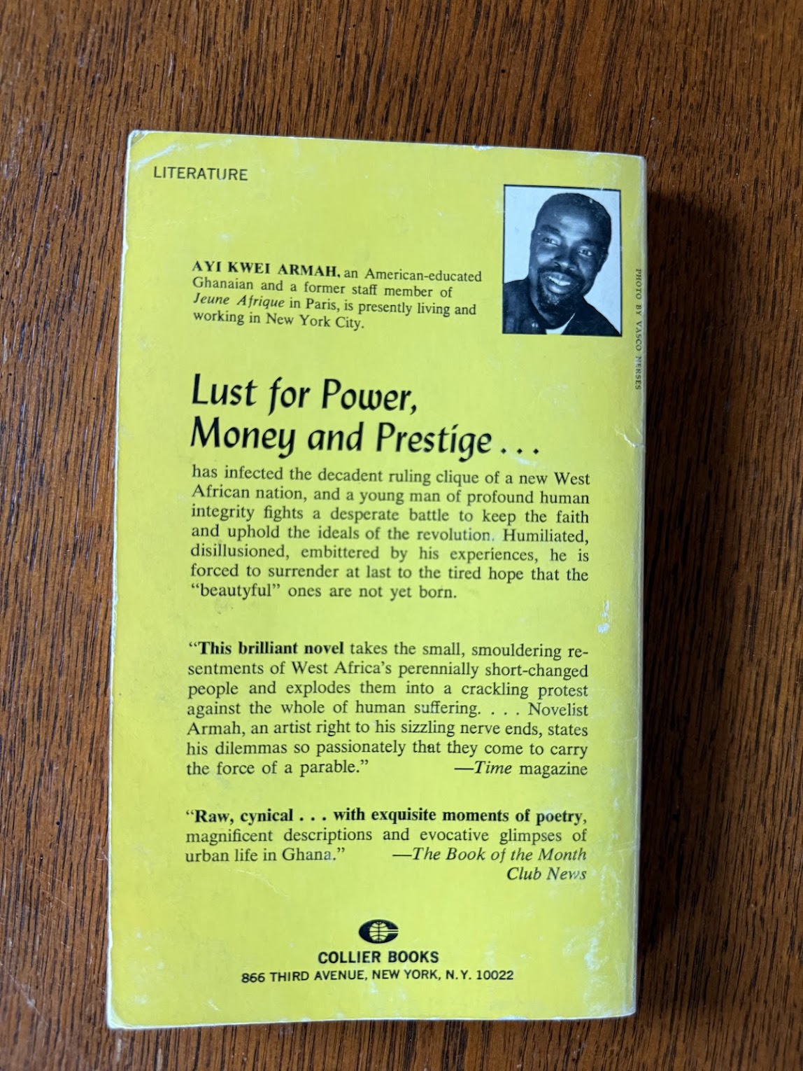 The Beautyful Ones Are Not Yet Born by Ayi Kwei Armah