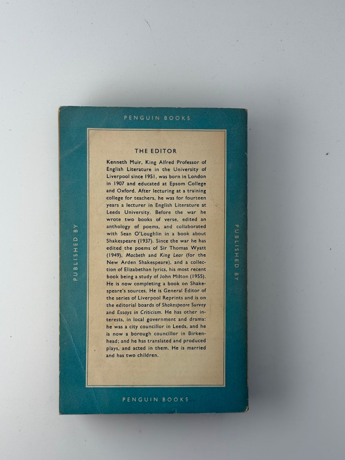 Elizabethan and Jacobean Prose 1550-1620 edited by Kenneth Muir