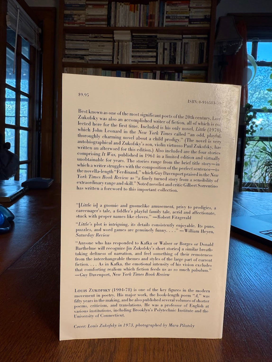 Collected Fiction by Louis Zukofsky