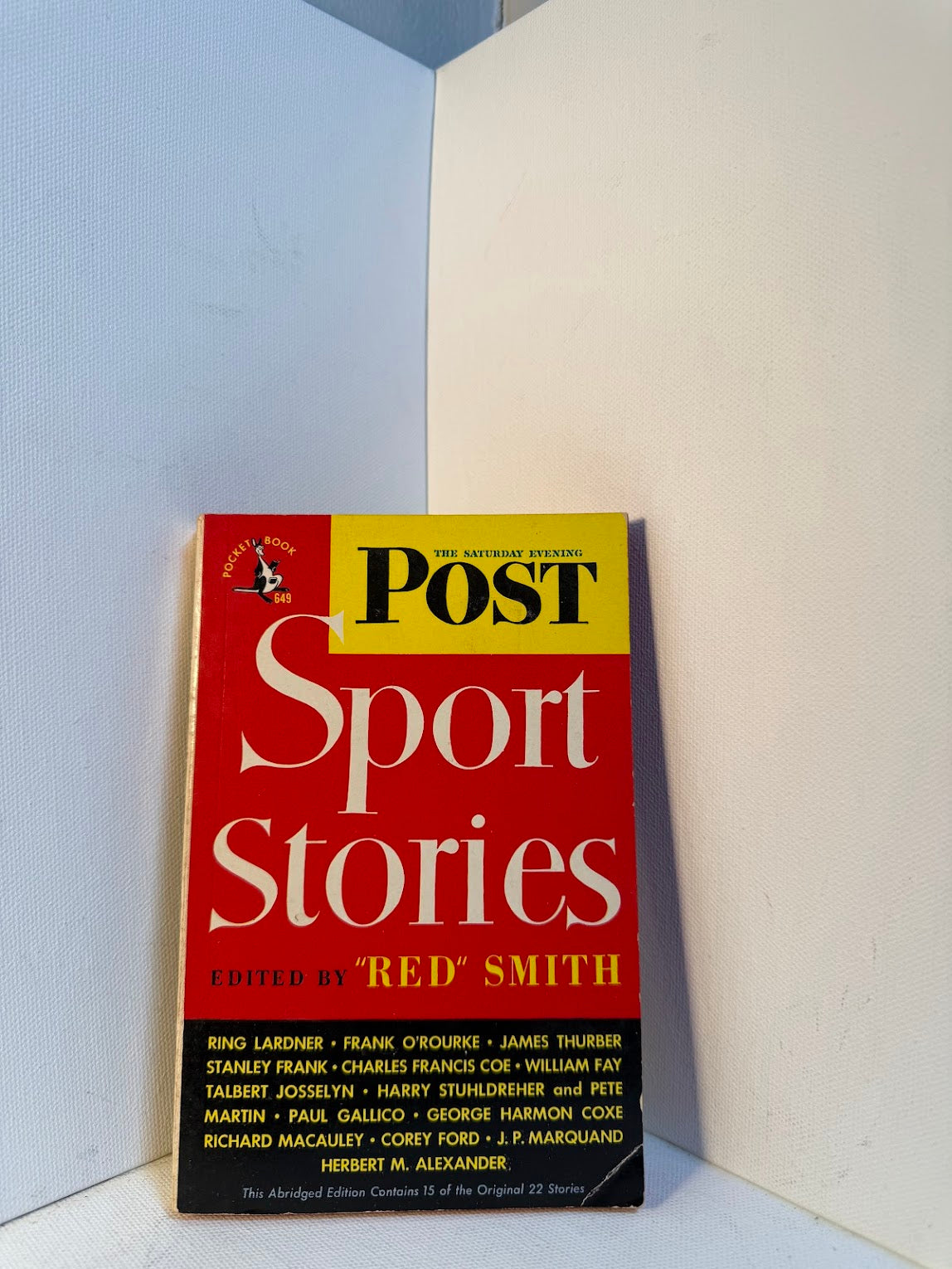 The Saturday Evening Post Sports Stories edited by Red Smith