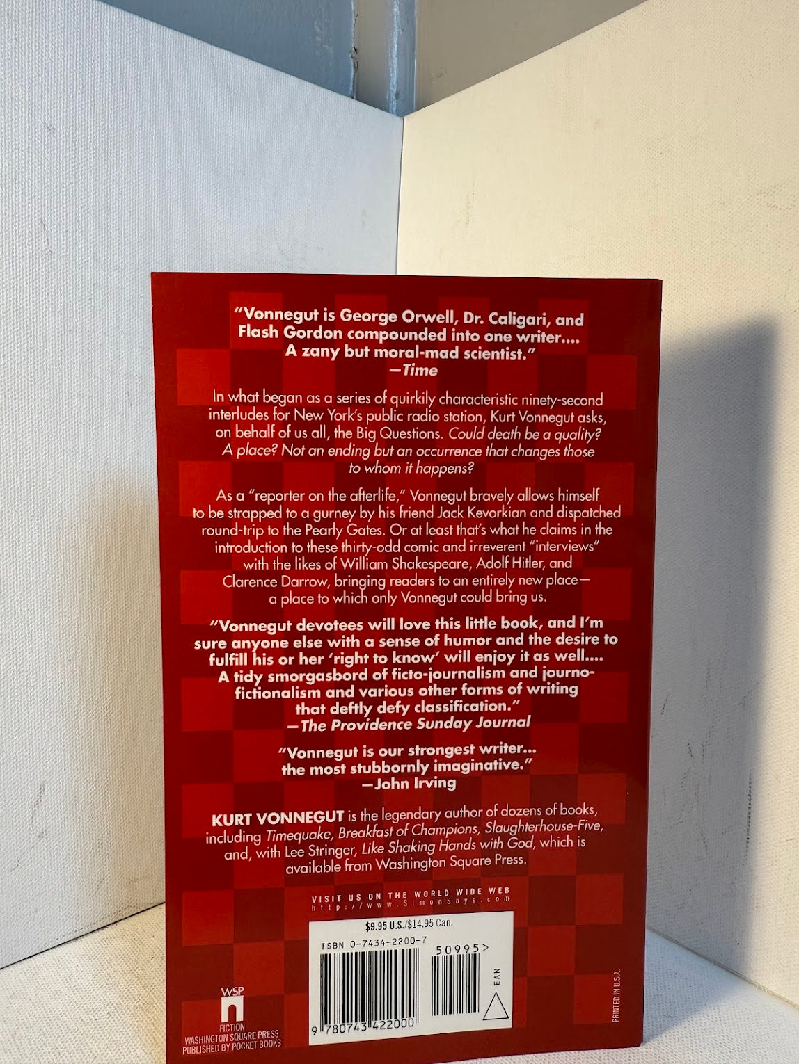 God Bless You Dr. Kevorkian by Kurt Vonnegut