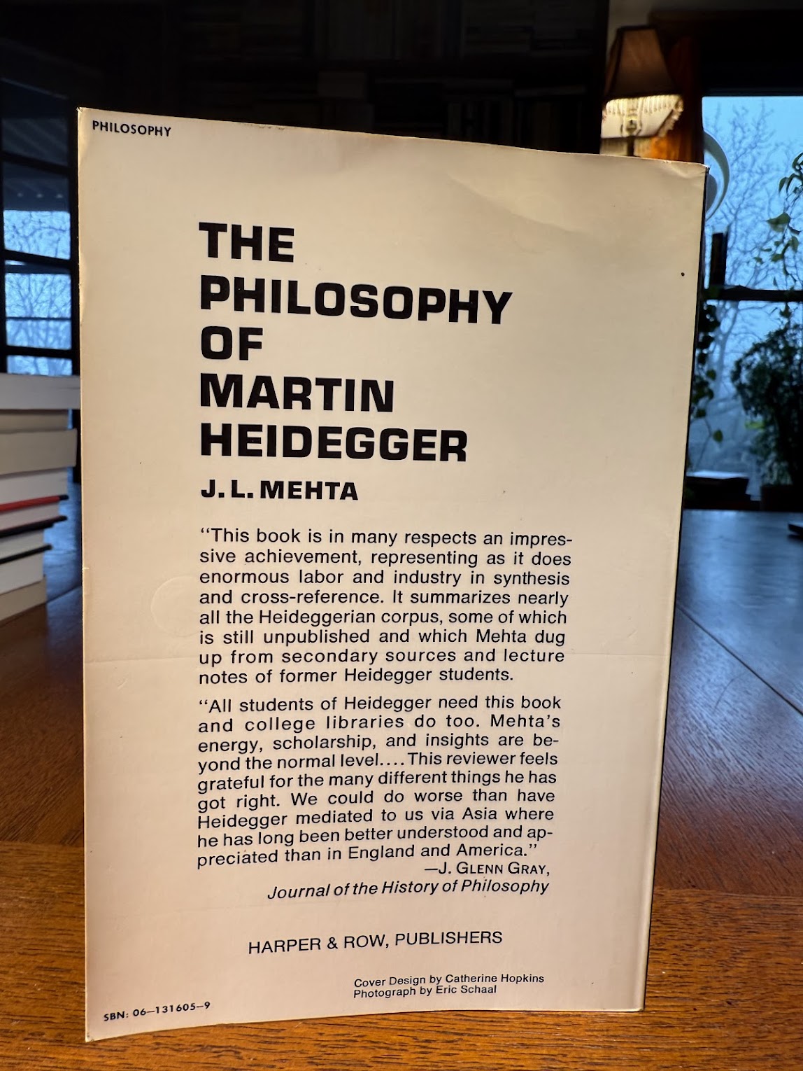 The Philosophy of Martin Heidegger by J.L. Mehta