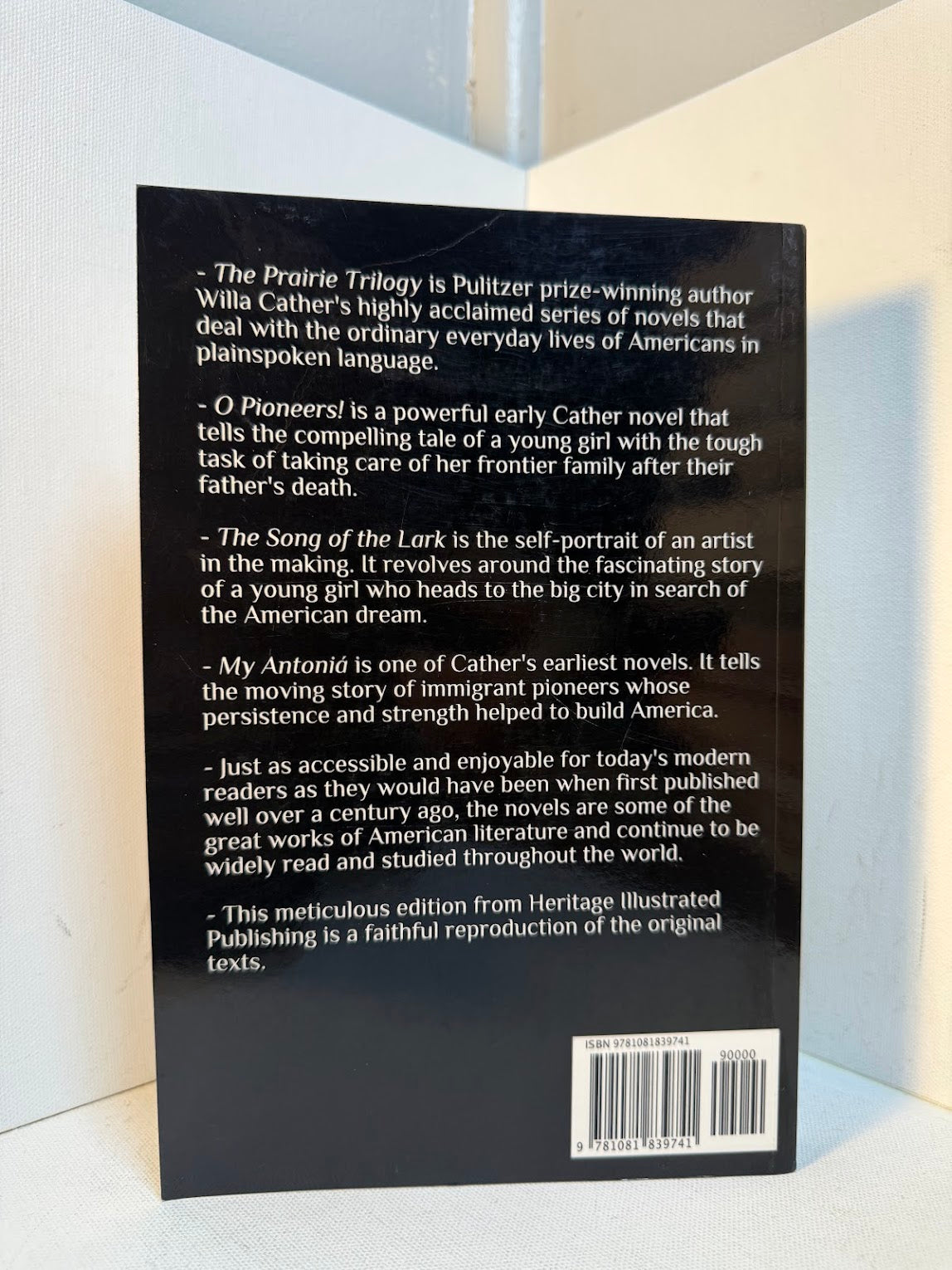 The Prairie Trilogy by Willa Cather