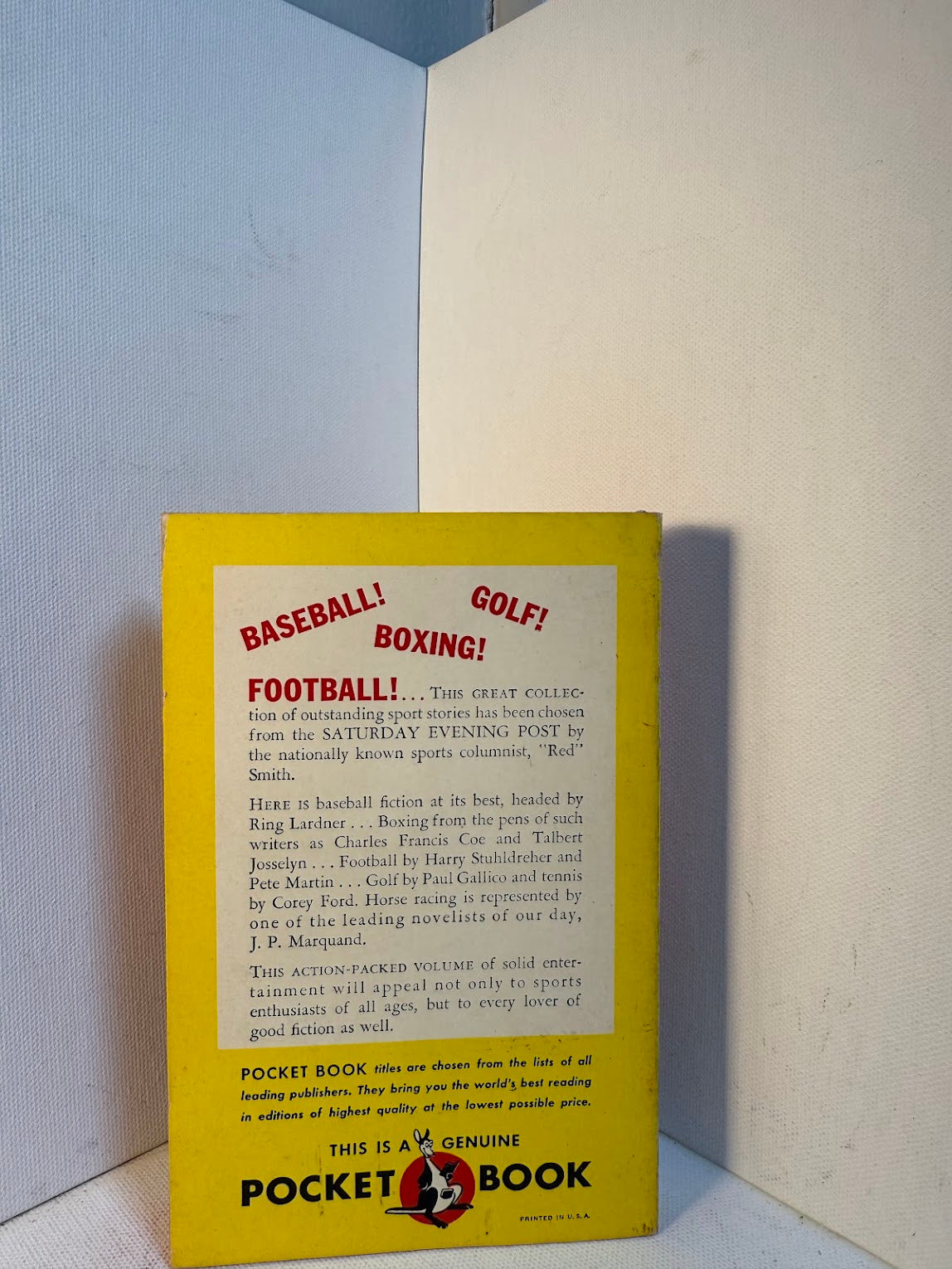 The Saturday Evening Post Sports Stories edited by Red Smith