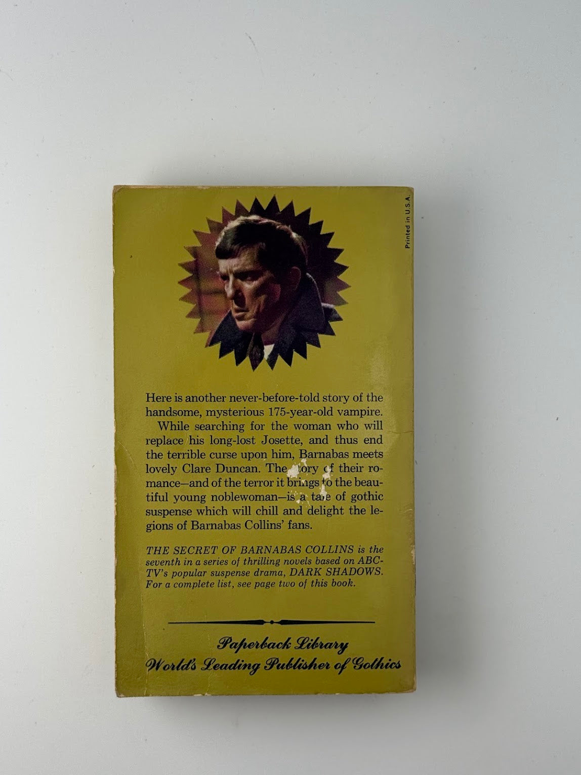 The Secret of Barnabas Collins by Marilyn Ross