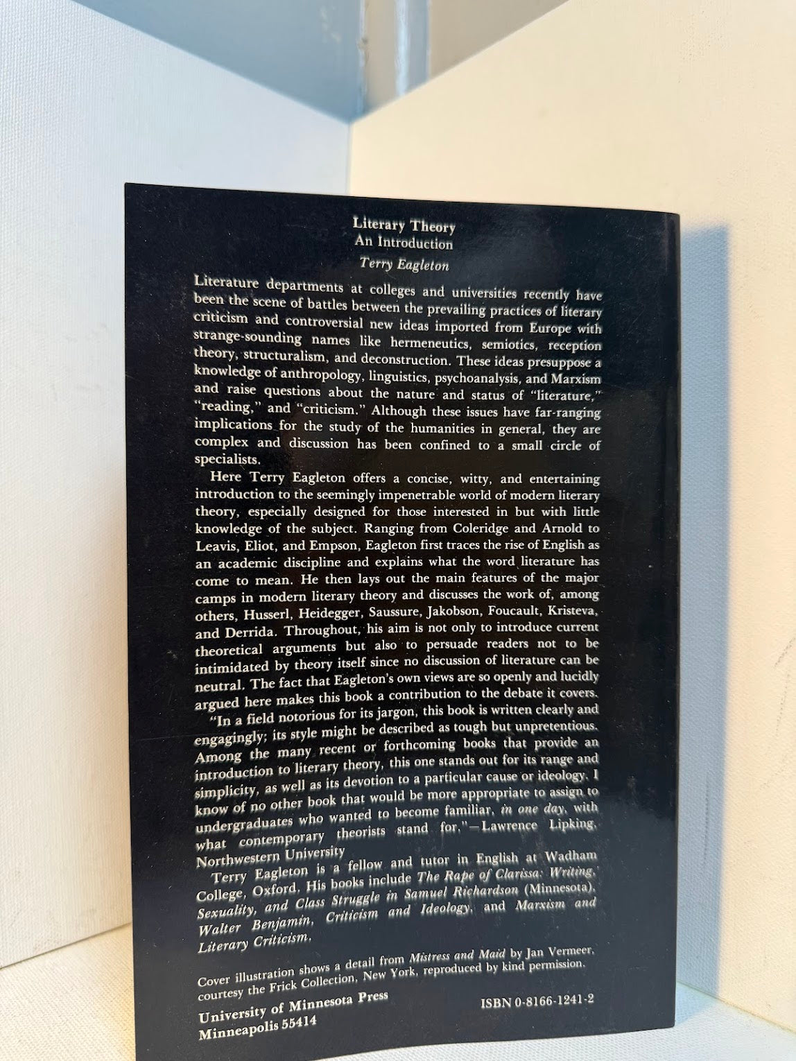 Literary Theory by Terry Eagleton