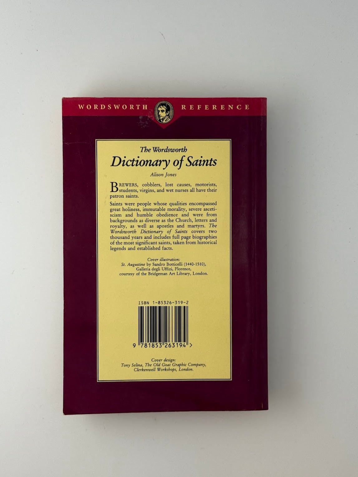 The Wordsworth Dictionary of Saints by Alison Jones