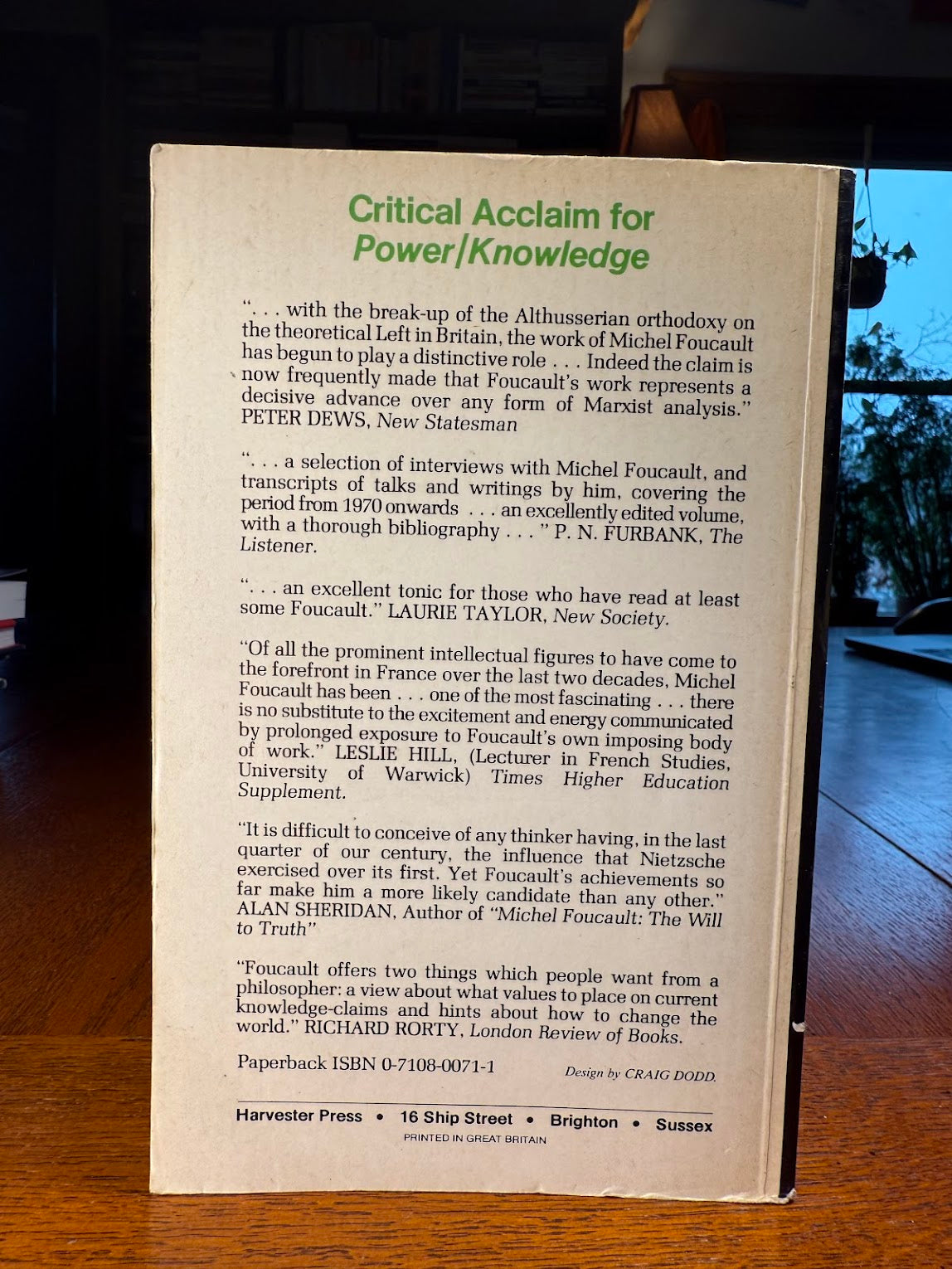 Power/Knowledge by Michel Foucault